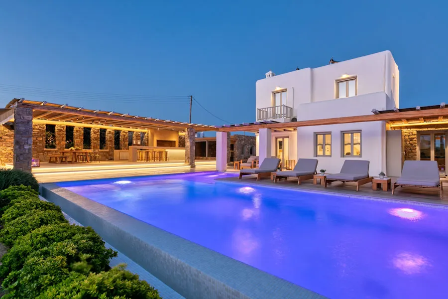 the king of villas rental mykonos