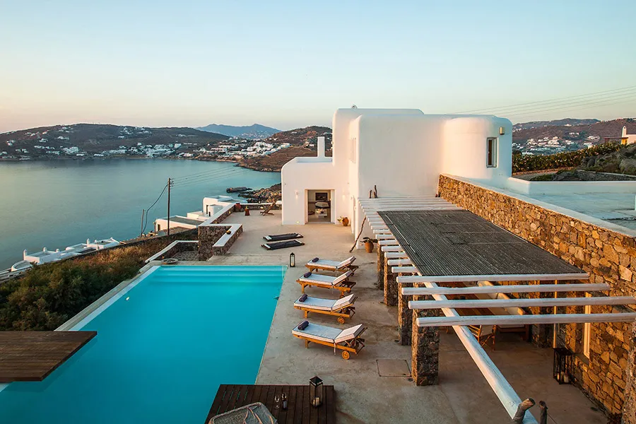 the king of villas rental mykonos