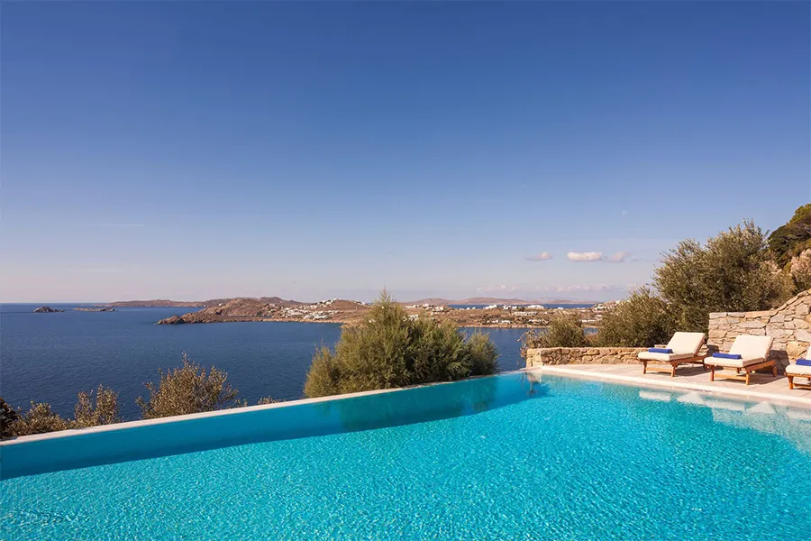 the king of villas rental mykonos