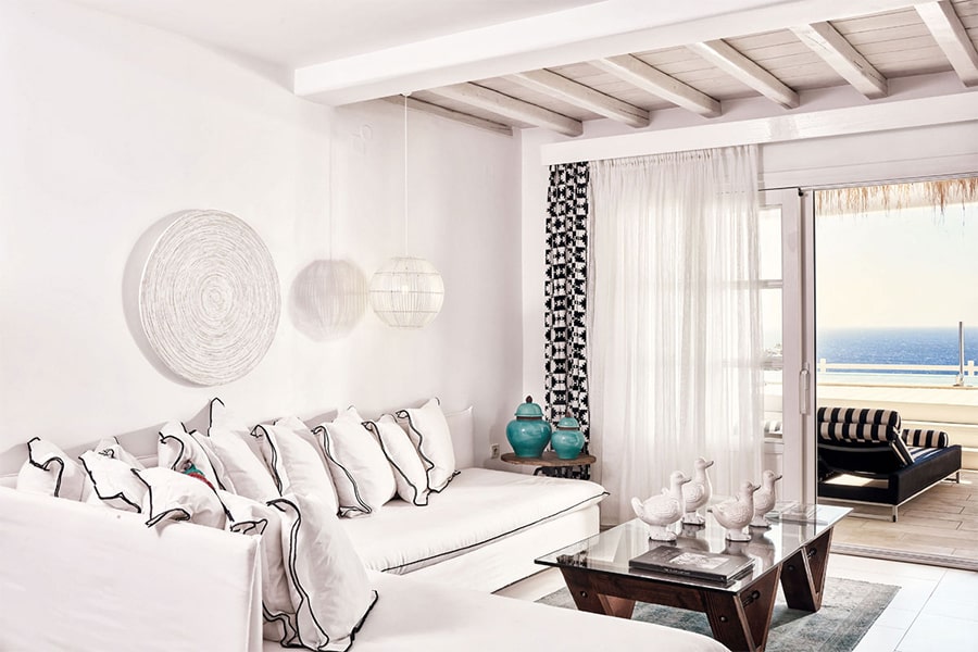 the king of villas rental mykonos aegean blue