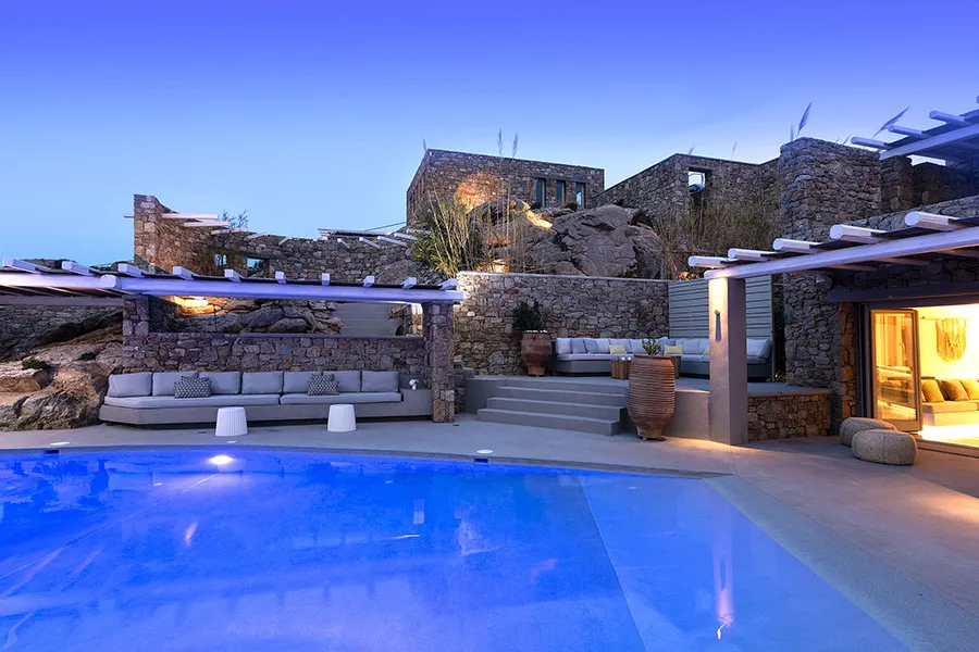the king of villas rental mykonos