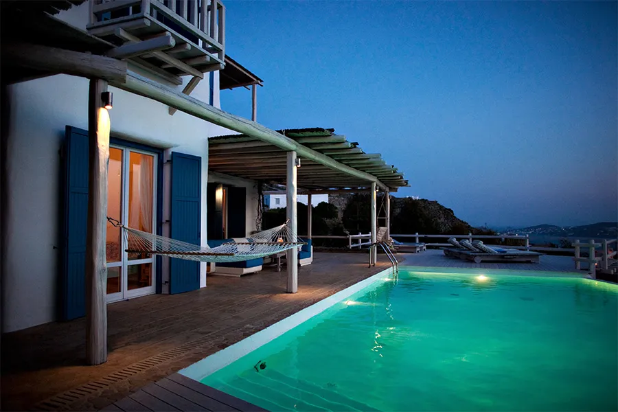 the king of villas rental mykonos