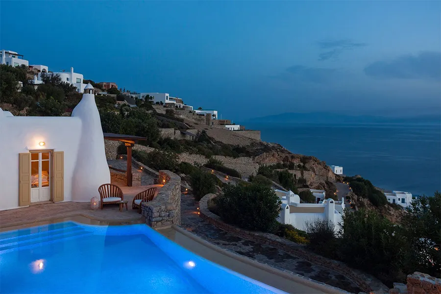 the king of villas rental mykonos