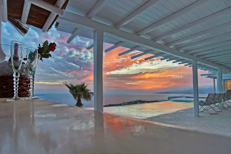 the king of villas rental mykonos
