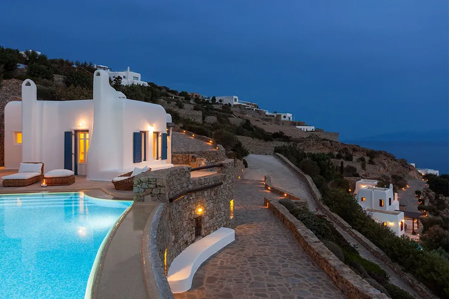 the king of villas rental mykonos