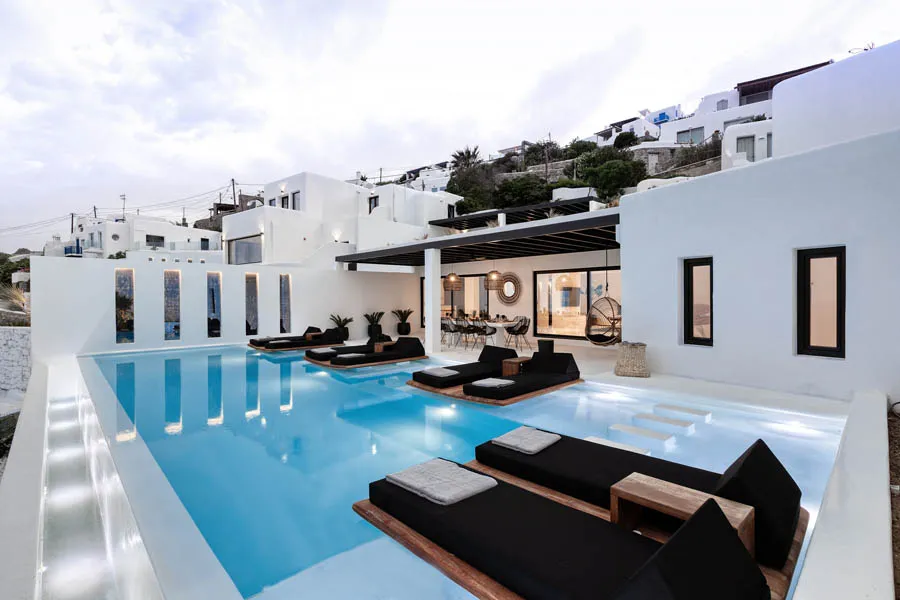 the king of villas rental mykonos