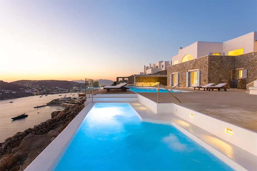 the king of villas rental mykonos luxury