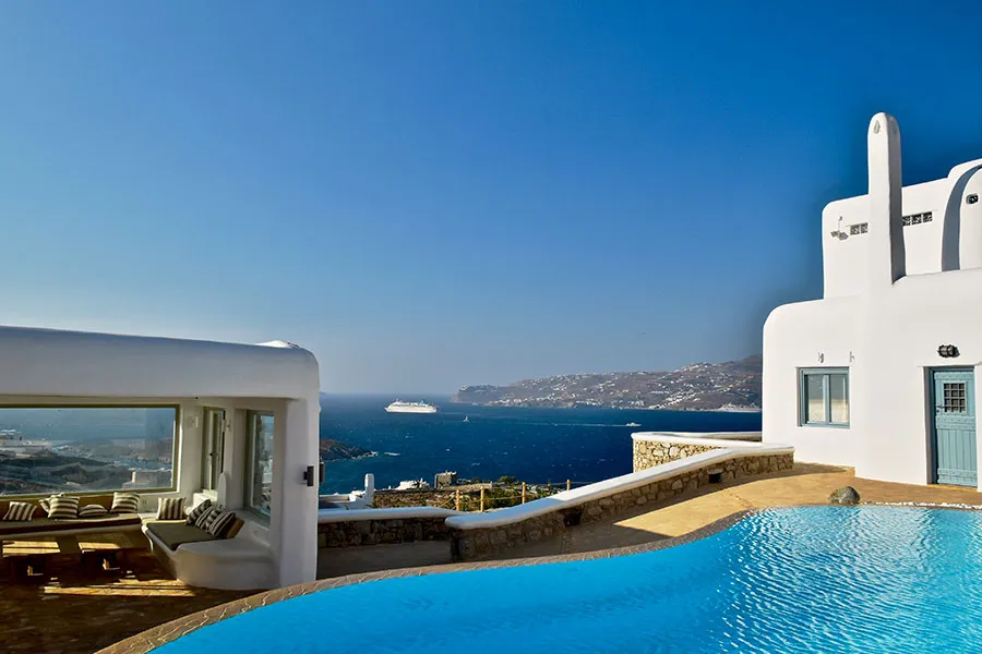 the king of villas rental mykonos
