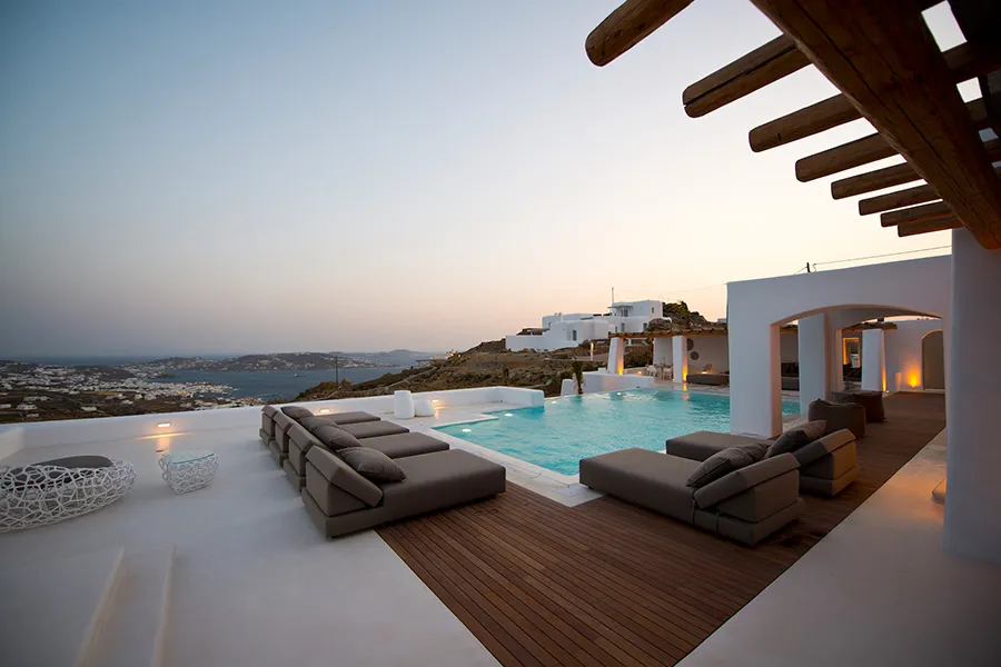 the king of villas rental mykonos